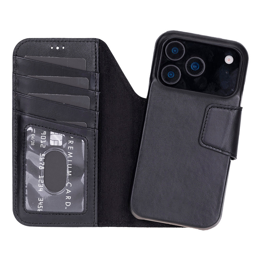 Elite Magic iPhone 18 Pro / 17 Pro Leather Detachable Wallet Case