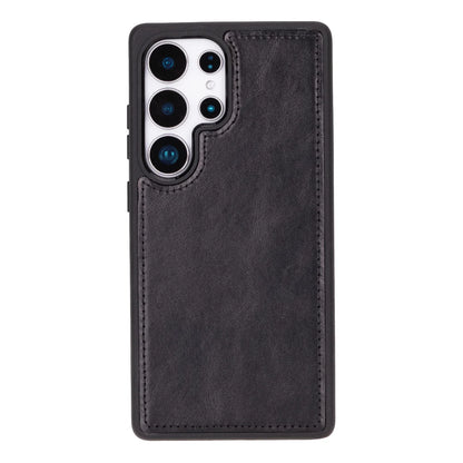Magic Abnehmbar Leder Wallet Case für Samsung Galaxy S25 Ultra aus echtem Leder