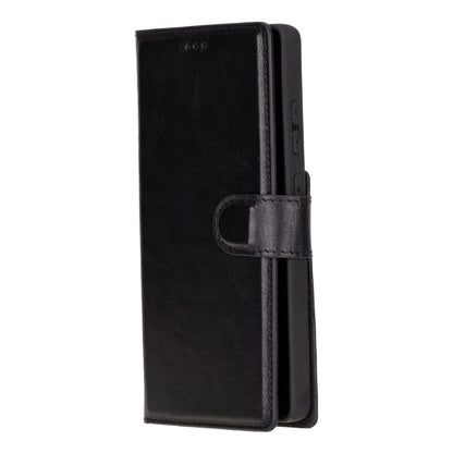 Magic Abnehmbar Leder Wallet Case für Samsung Galaxy S25 Ultra aus echtem Leder