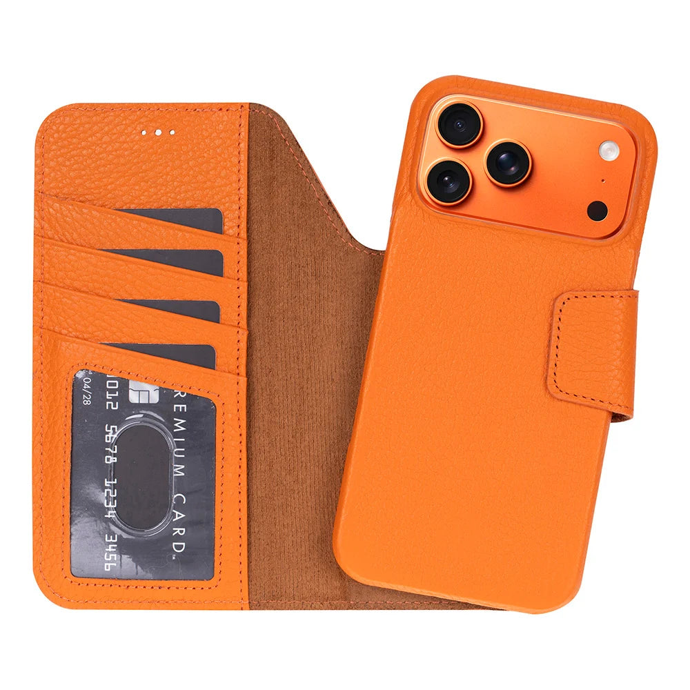Elite Magic iPhone 18 Pro / 17 Pro Leather Detachable Wallet Case
