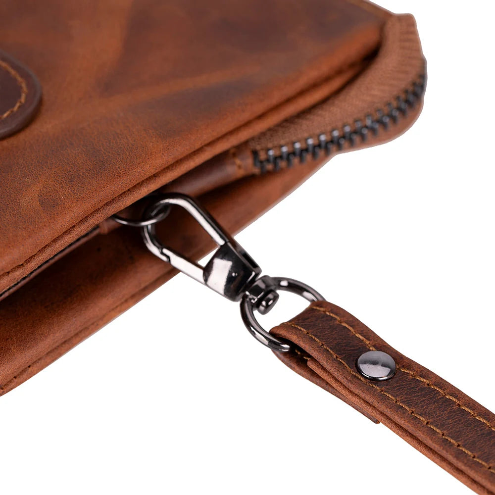 Majeste Clutch Geldbörse aus echtem Leder aus echtem Leder