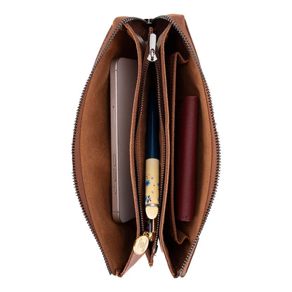 Majeste Clutch Geldbörse aus echtem Leder aus echtem Leder