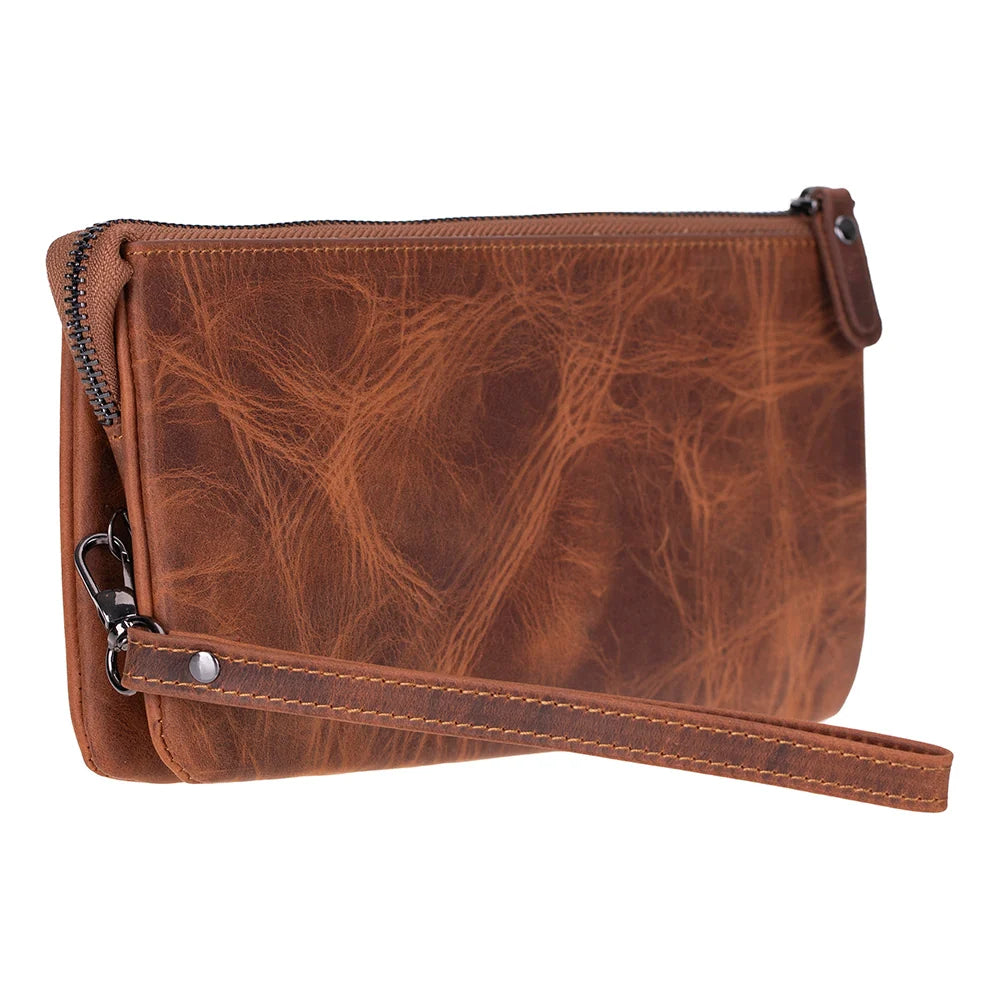Majeste Clutch Geldbörse aus echtem Leder aus echtem Leder
