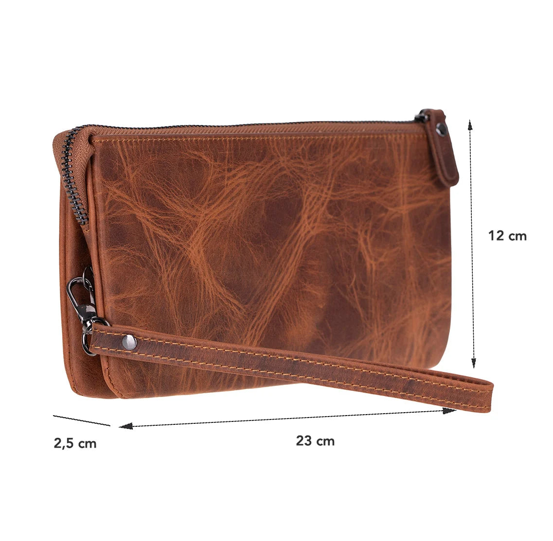 Majeste Clutch Geldbörse aus echtem Leder aus echtem Leder