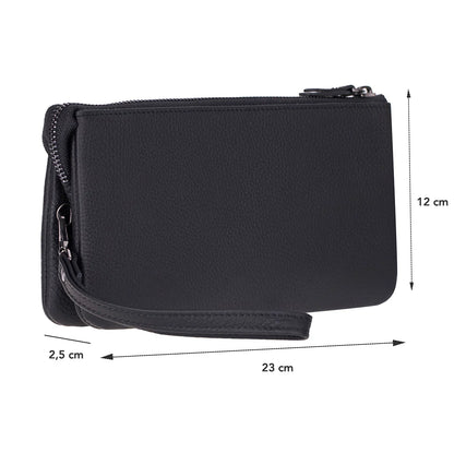 Majeste Clutch Geldbörse aus echtem Leder aus echtem Leder