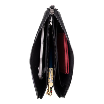 Majeste Clutch Geldbörse aus echtem Leder aus echtem Leder