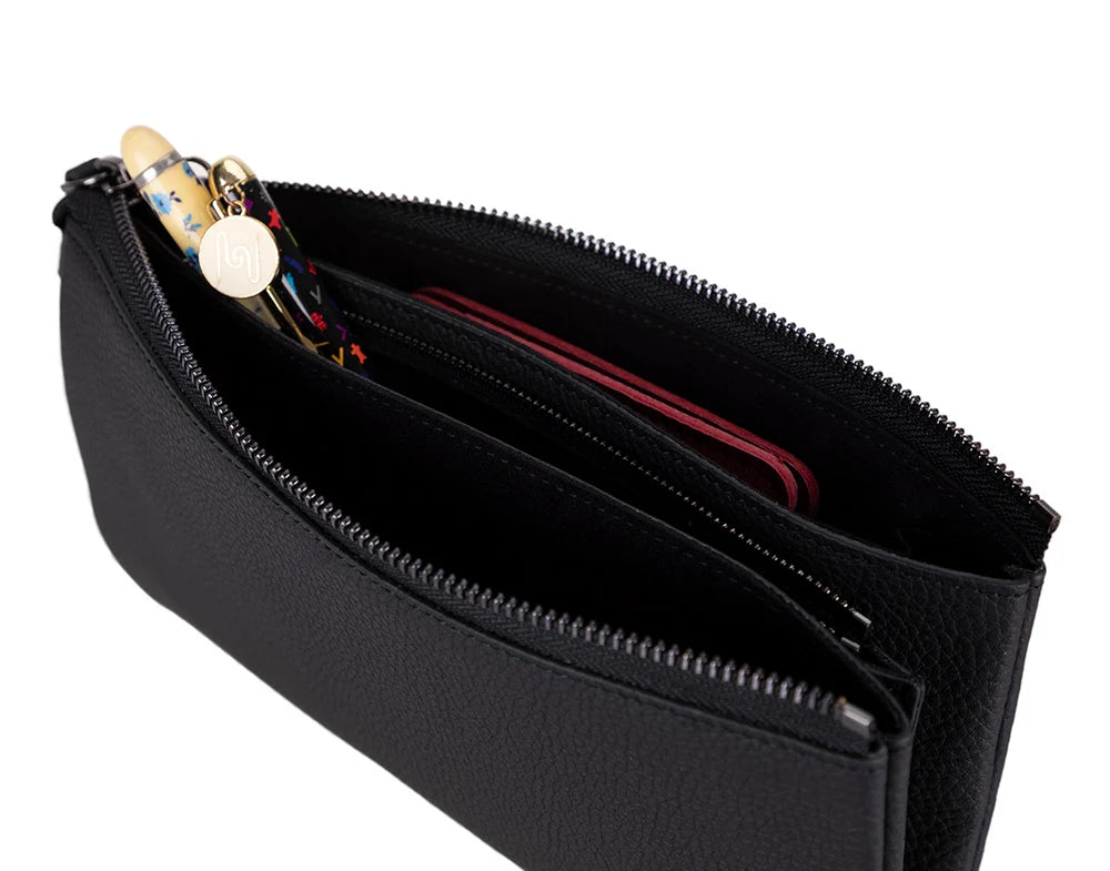 Majeste Clutch Geldbörse aus echtem Leder aus echtem Leder
