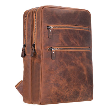 Hidden Castle Leather Backpack