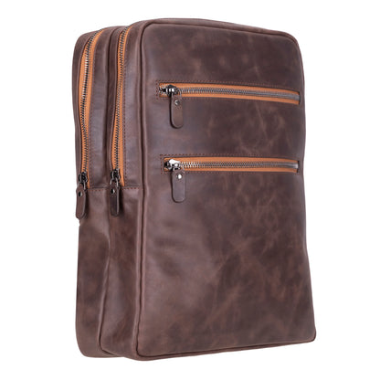 Hidden Castle Leather Backpack