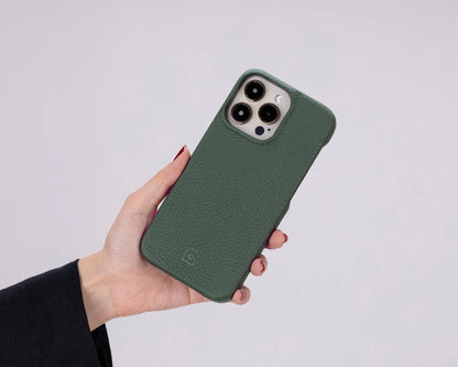 Bouletta Apple iPhone 15 Series Full Leather Coating Back Cover