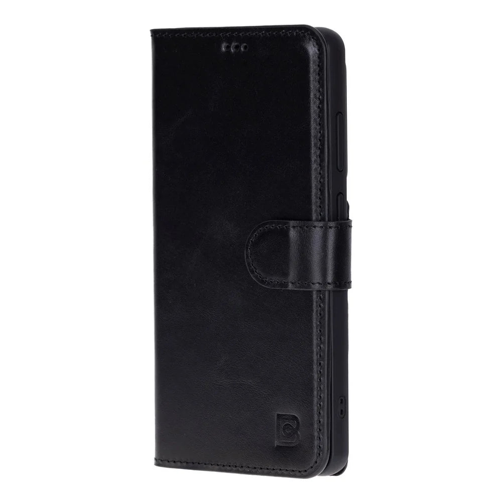 Magic Abnehmbar Leder Wallet Case für Samsung Galaxy S26 Ultra aus echtem Leder