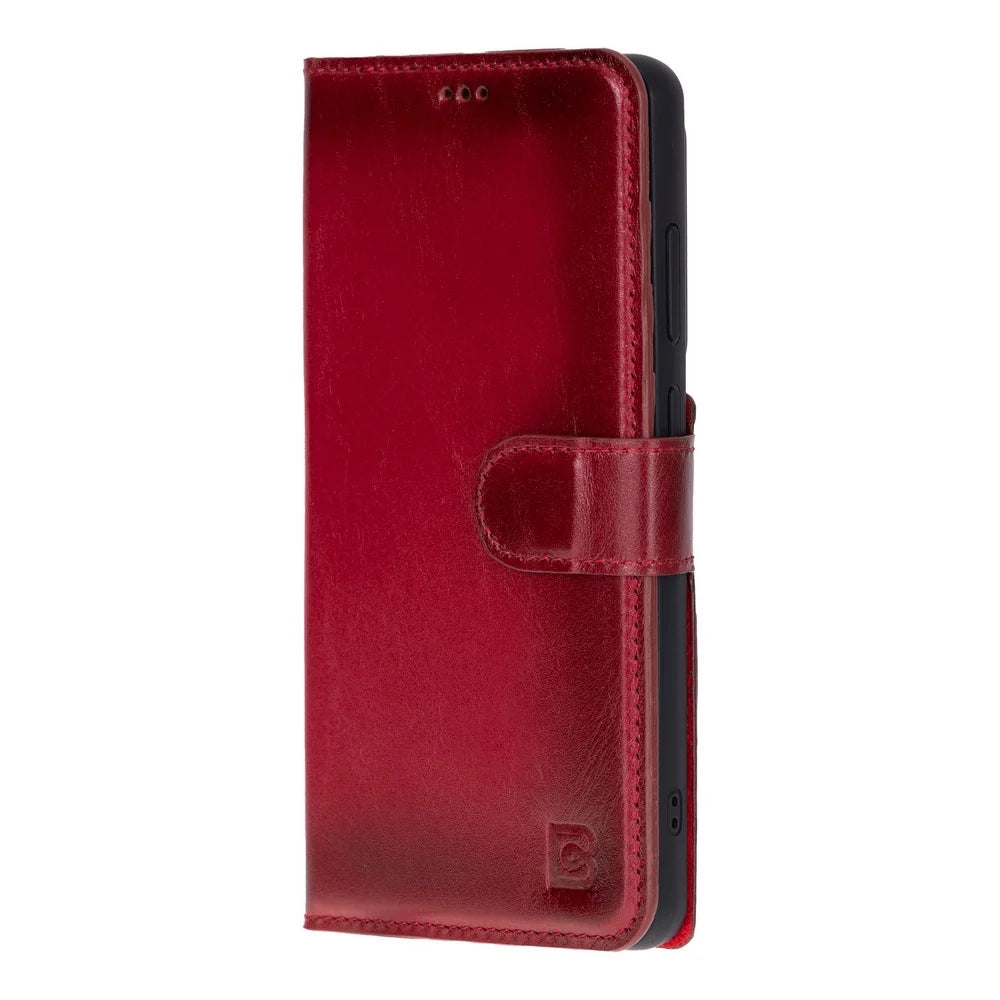 Magic Abnehmbar Leder Wallet Case für Samsung Galaxy S26 Ultra aus echtem Leder