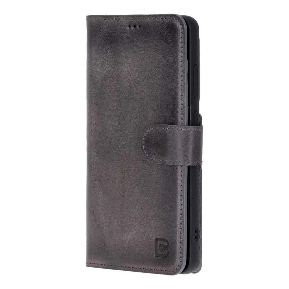 Magic Abnehmbar Leder Wallet Case für Samsung Galaxy S26 Ultra aus echtem Leder