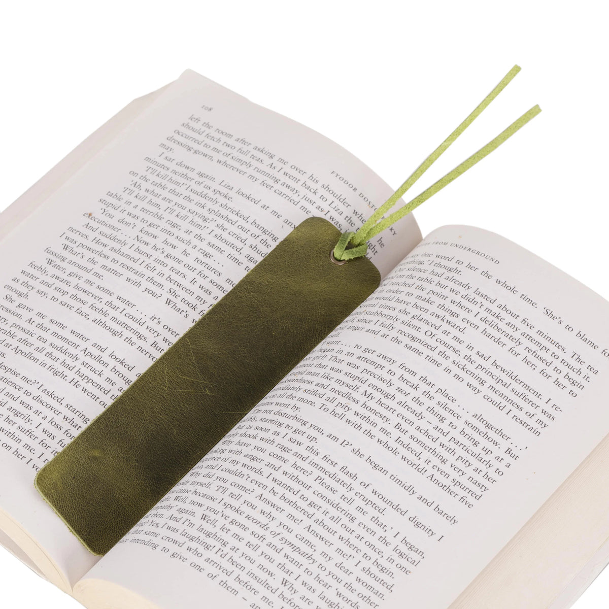 Markora Bookmark aus echtem Leder aus echtem Leder