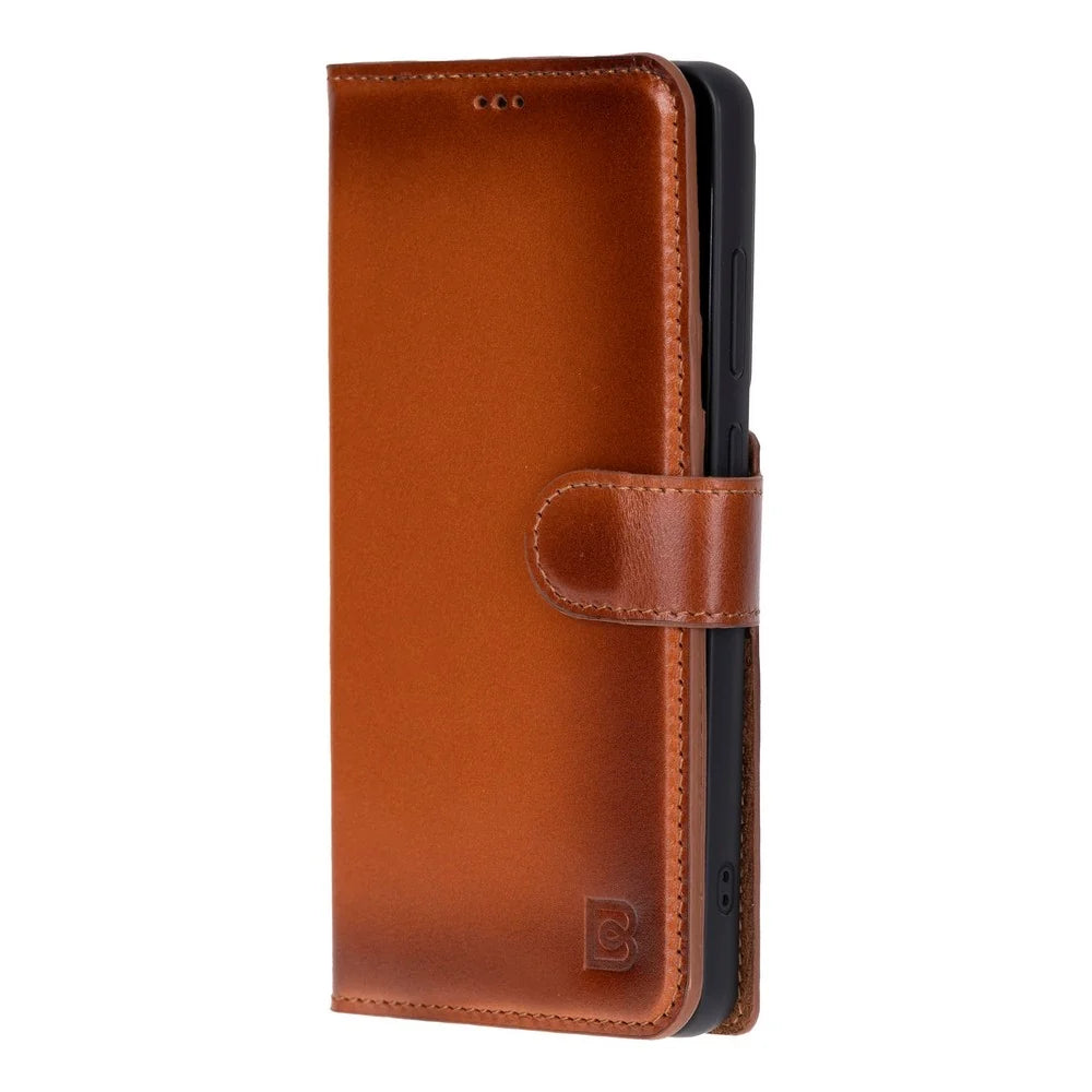 Magic Abnehmbar Leder Wallet Case für Samsung Galaxy S26 Ultra aus echtem Leder