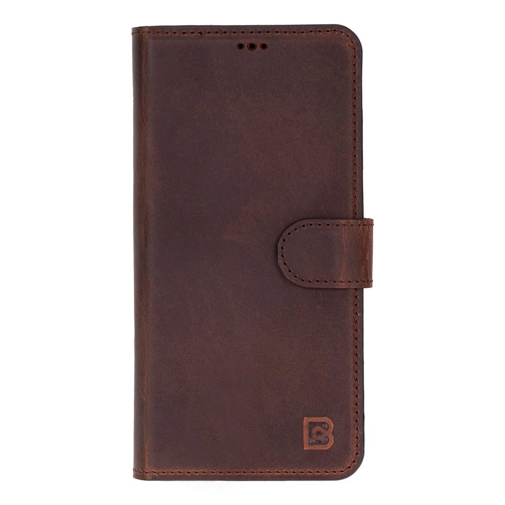 Magic Abnehmbar Leder Wallet Case für Samsung Galaxy S26 Ultra aus echtem Leder