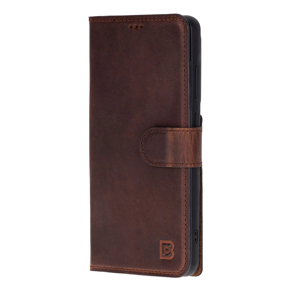 Magic Abnehmbar Leder Wallet Case für Samsung Galaxy S26 Ultra aus echtem Leder
