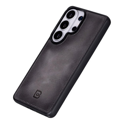 Magic Abnehmbar Leder Wallet Case für Samsung Galaxy S26 Ultra aus echtem Leder