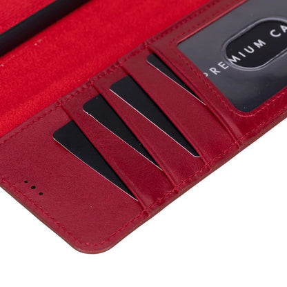 Magic Abnehmbar Leder Wallet Case für Samsung Galaxy S26 Ultra aus echtem Leder