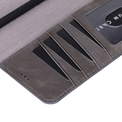 Magic Abnehmbar Leder Wallet Case für Samsung Galaxy S26 Ultra aus echtem Leder