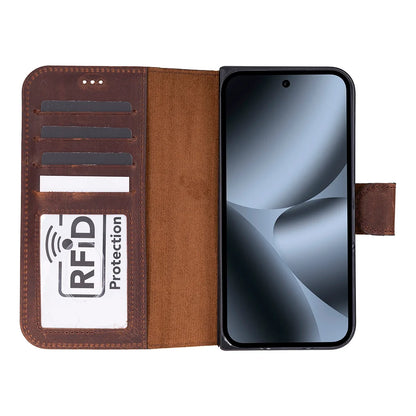 Wallet ID Google Pixel 10 Pro Fold Leather Folio Case