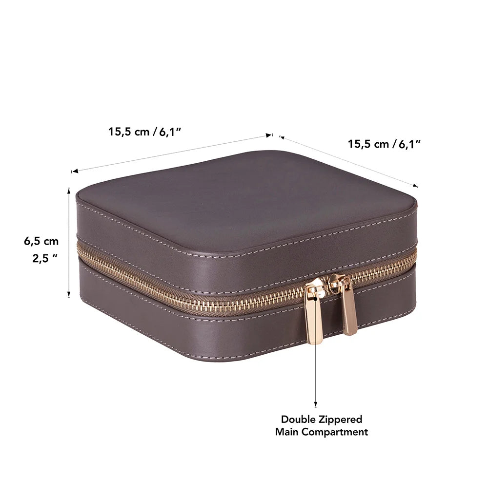 Amanda Leather Jewelry Box, Large