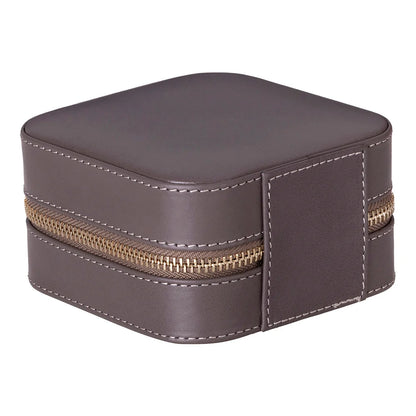 Amanda Jewelry Box, Medium aus echtem Leder aus echtem Leder