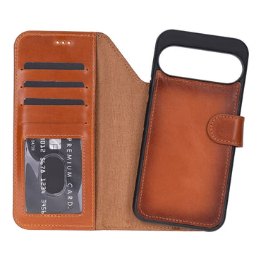 Magic Google Pixel 10 Pro XL / Pixel 11 Pro XL Detachable Leather Wallet Case