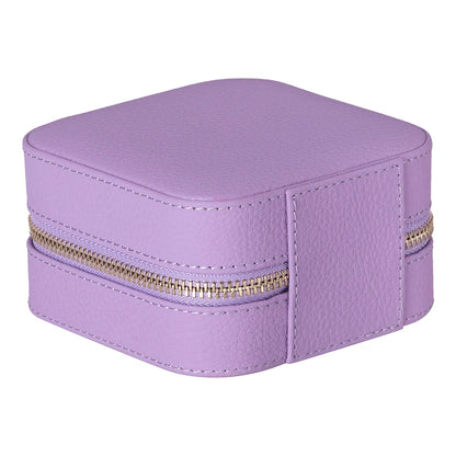 Amanda Jewelry Box, Medium aus echtem Leder aus echtem Leder