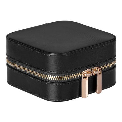 Amanda Jewelry Box, Medium aus echtem Leder aus echtem Leder