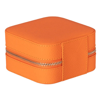 Amanda Jewelry Box, Medium aus echtem Leder aus echtem Leder