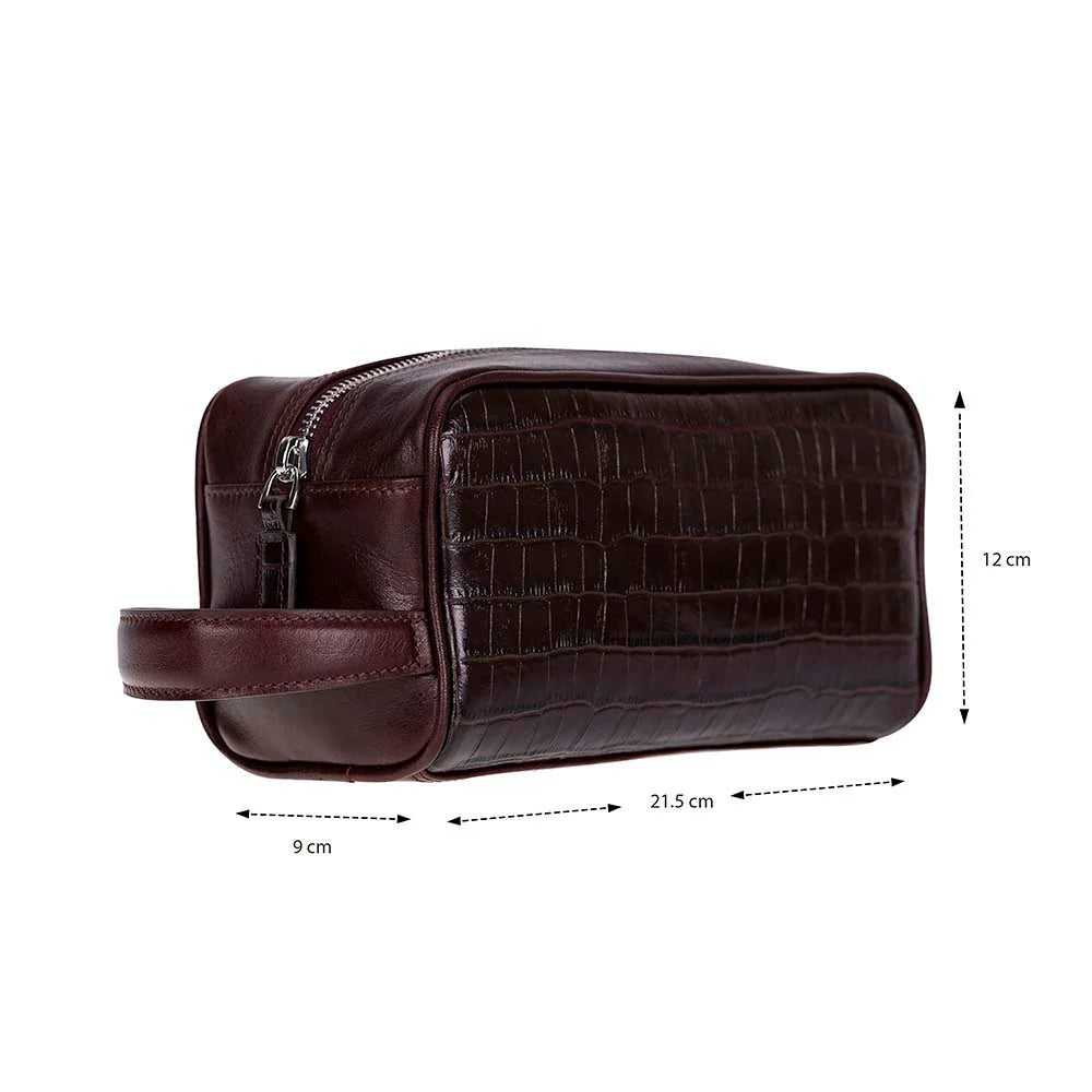 Biel Dopp Kit Kulturbeutel aus echtem Leder aus echtem Leder