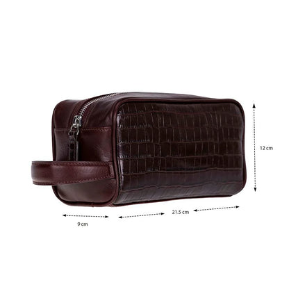 Biel Dopp Kit Kulturbeutel aus echtem Leder aus echtem Leder