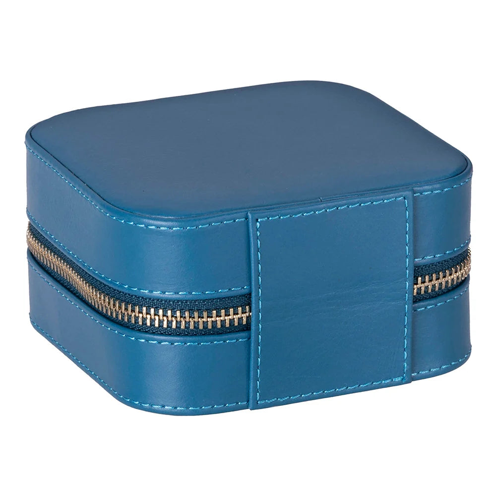 Amanda Jewelry Box, Medium aus echtem Leder aus echtem Leder