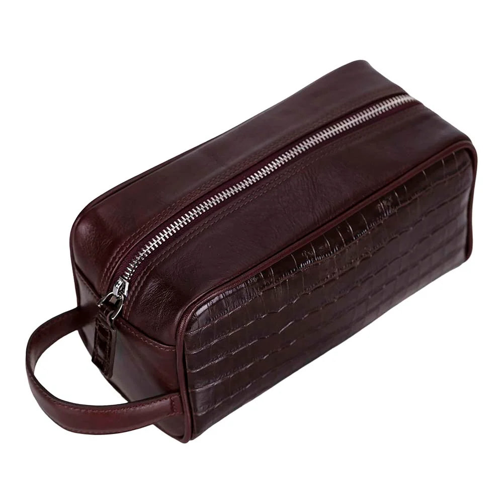 Biel Dopp Kit Kulturbeutel aus echtem Leder aus echtem Leder