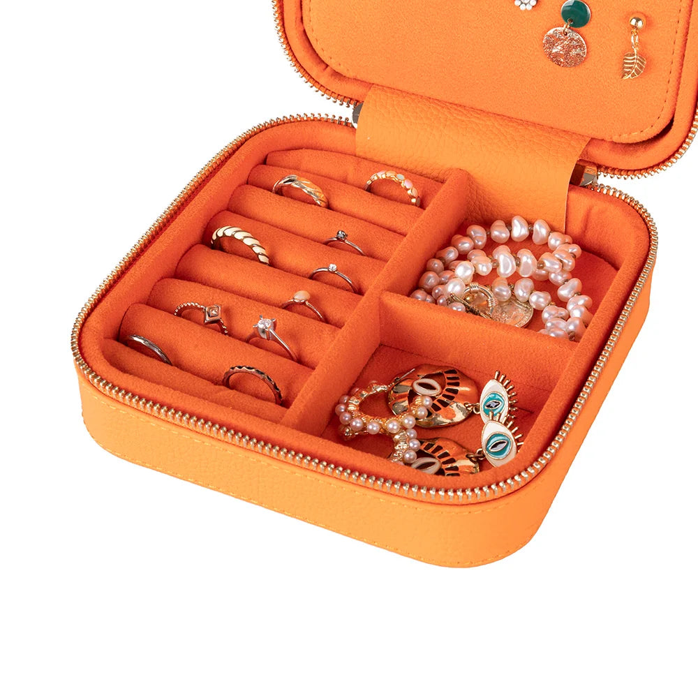 Amanda Leather Jewelry Box, Large