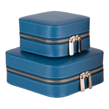 Amanda Jewelry Box, Medium aus echtem Leder aus echtem Leder