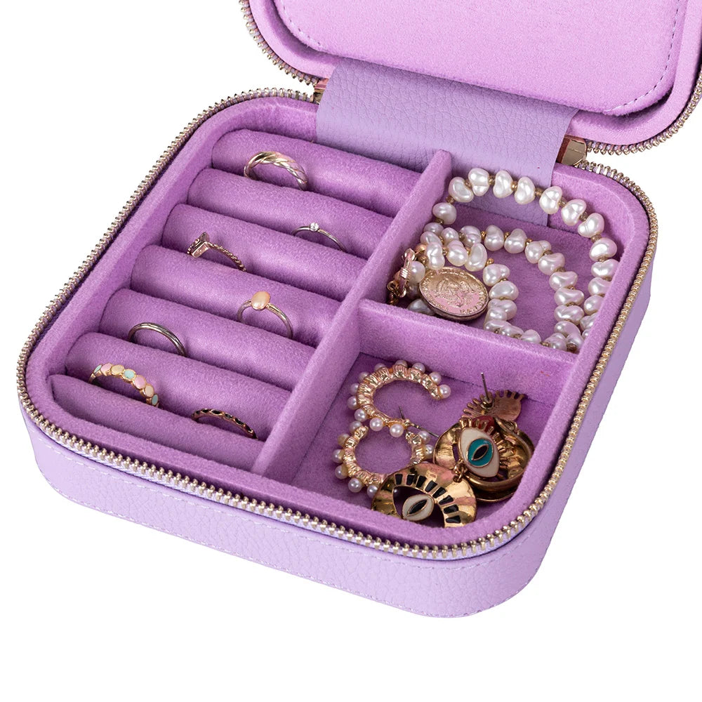 Amanda Leather Jewelry Box, Large