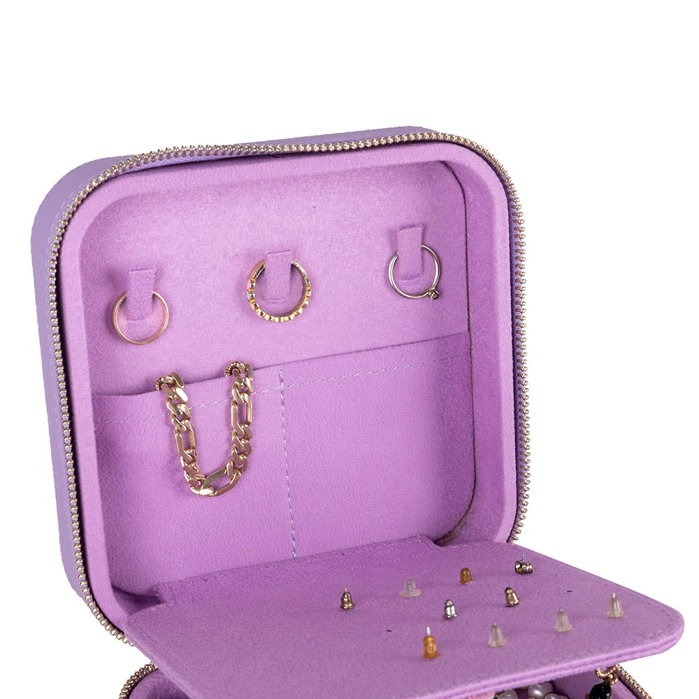 Amanda Leather Jewelry Box, Large