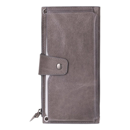 Lozan Strap Leather Crossbody Wallet