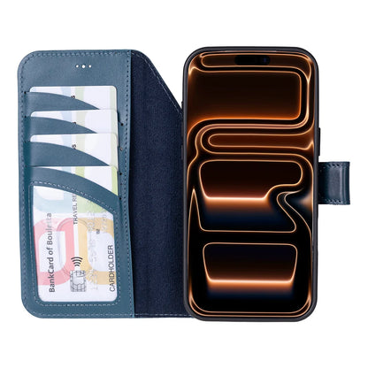 Magic iPhone 18 Pro / 17 Pro Detachable Leather Wallet Case