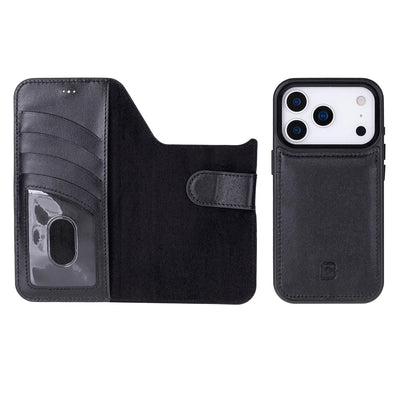 Magic iPhone 18 Pro / 17 Pro Detachable Leather Wallet Case