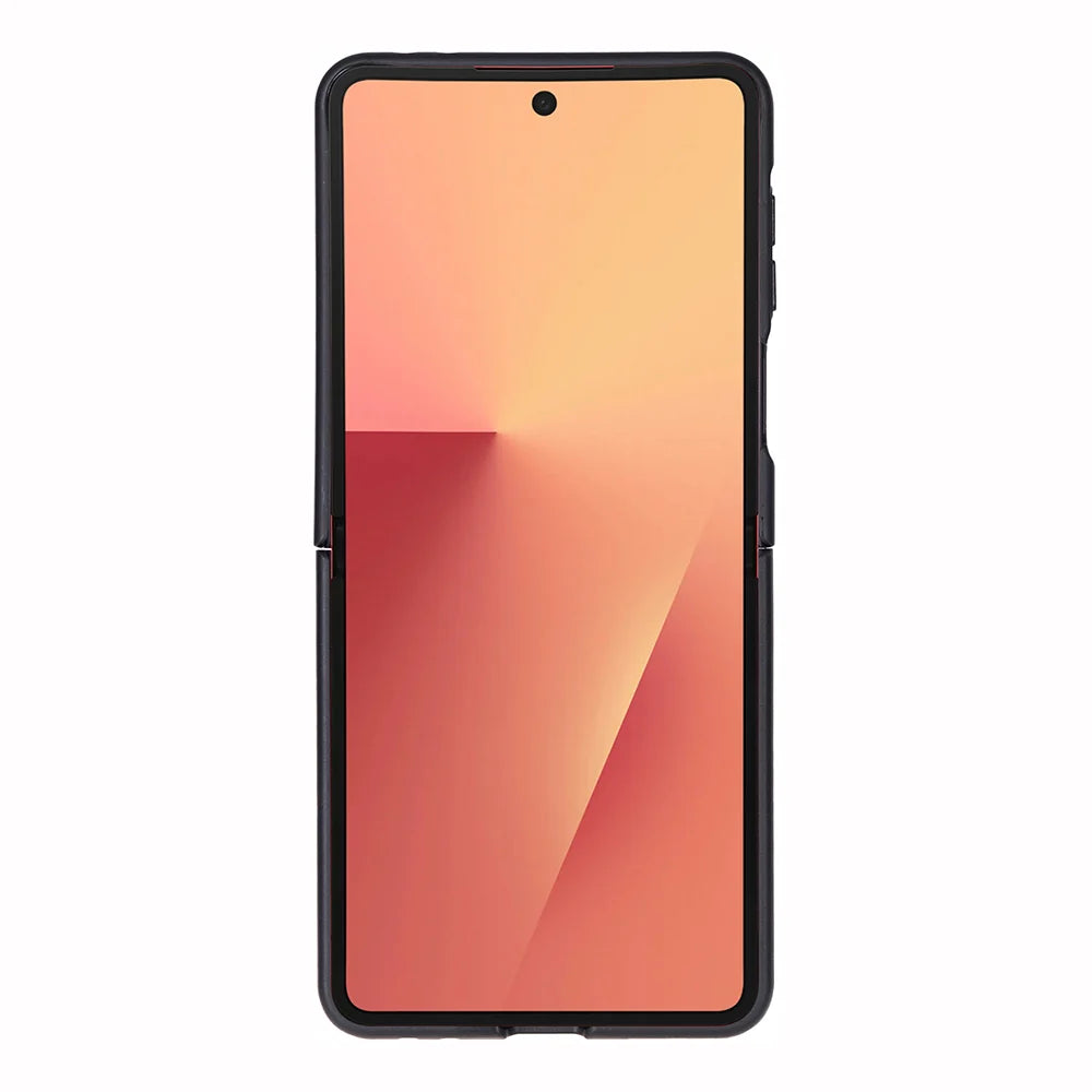 Flex Cover Lederhülle für Samsung Z Flip 7 aus echtem Leder