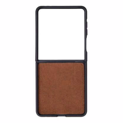 Flex Cover Lederhülle für Samsung Z Flip 7 aus echtem Leder