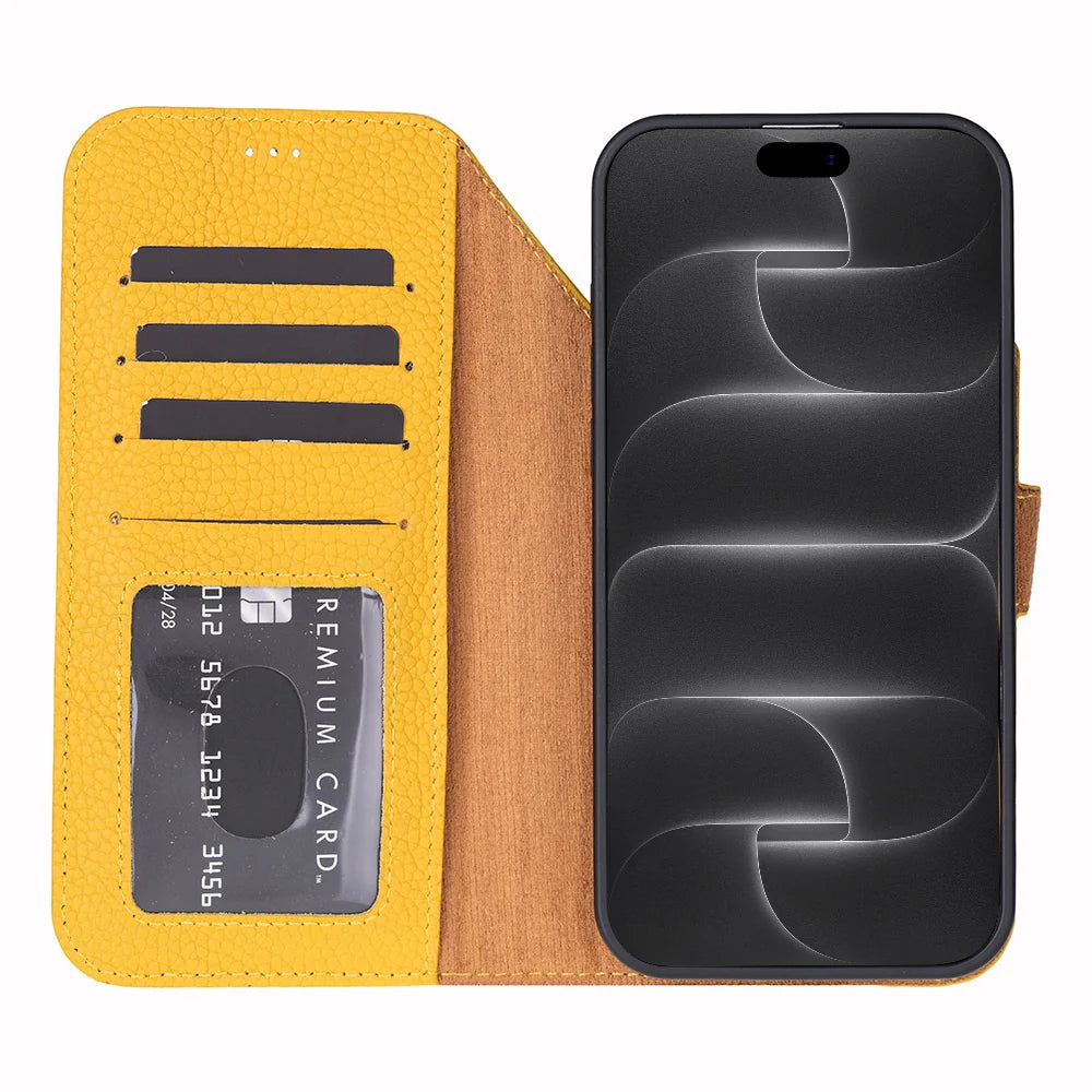 Magic iPhone 18 Pro Leather Detachable Wallet Case