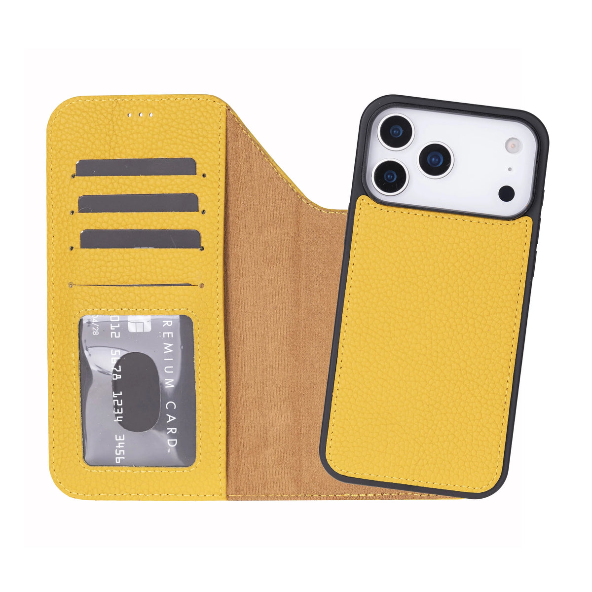 Magic iPhone 18 Pro Max / 17 Pro Max Leather Detachable Wallet Case