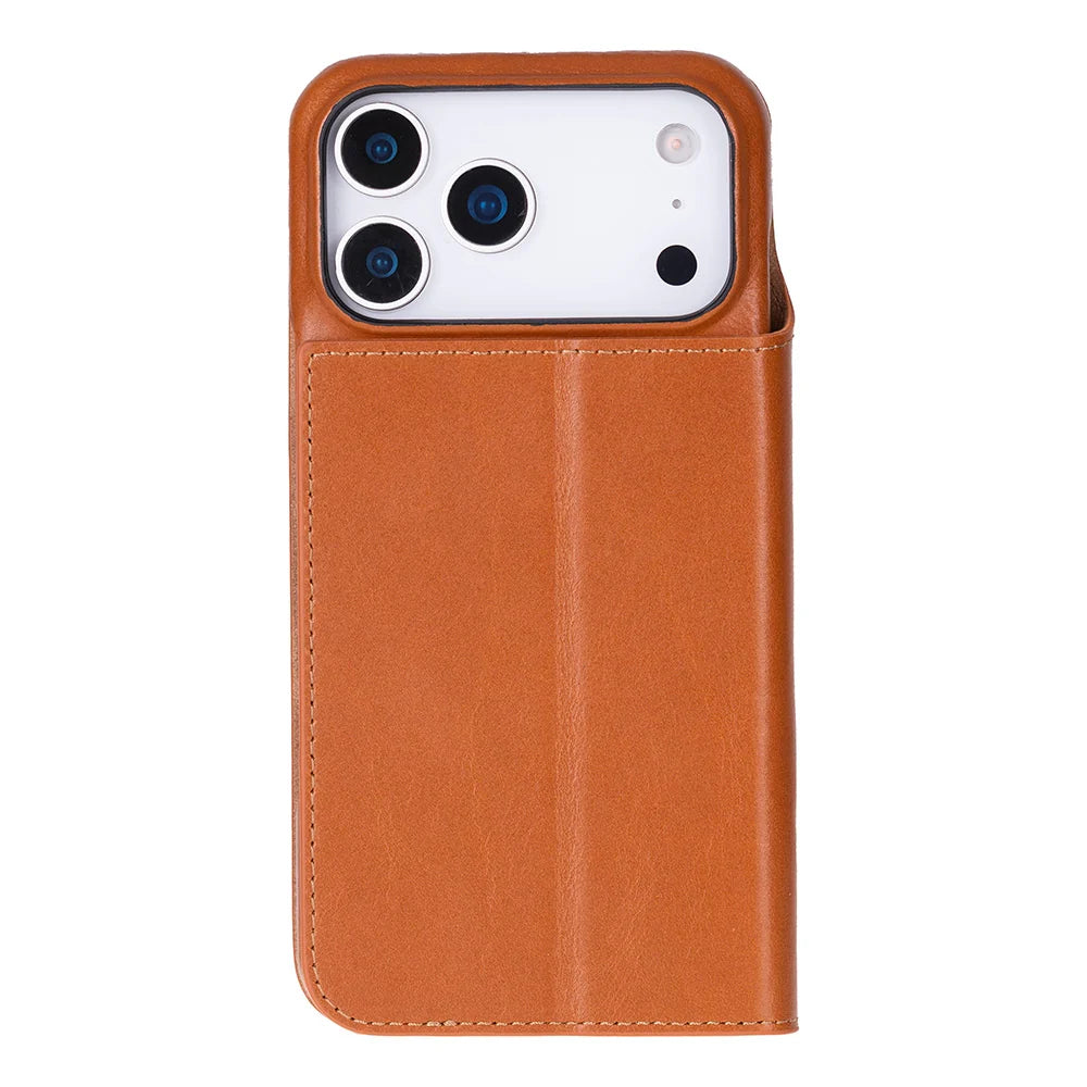 Sonat Leather iPhone 18 Pro / 17 Pro Folio Case