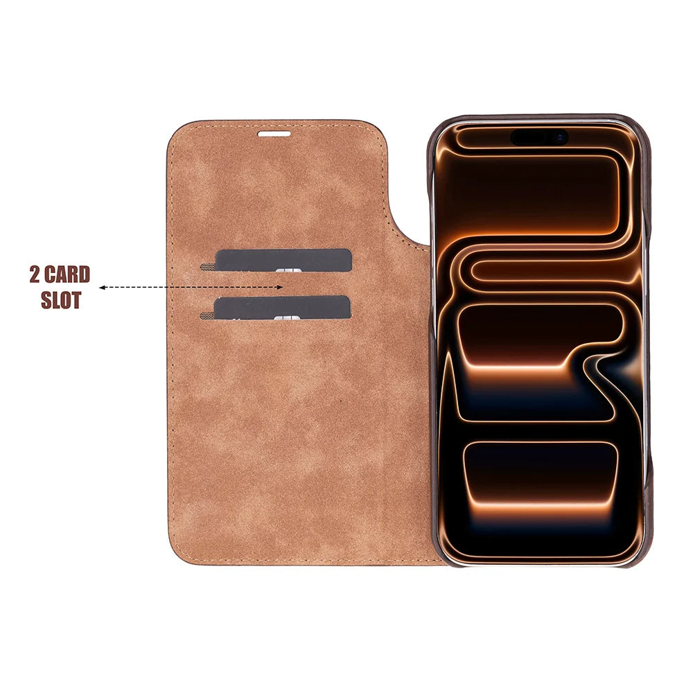 Sonat Leather iPhone 18 Pro Max / 17 Pro Max Folio Case