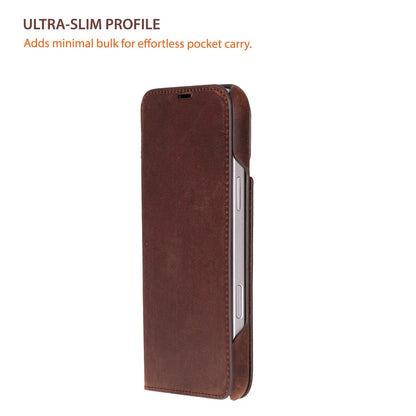Sonat Leather iPhone 18 Pro Max / 17 Pro Max Folio Case
