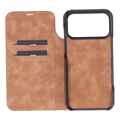 Sonat Leather iPhone 18 Pro / 17 Pro Folio Case